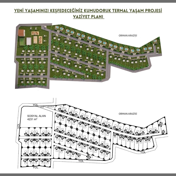 KUMLUDORUK TERMAL YAŞAM ve VİLLA&TINY HOUSE PROJESİ